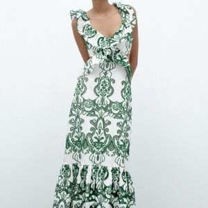 Zara Ruffled Dress Limited Edition